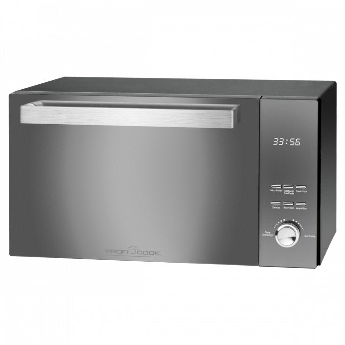 EAN 4006160050110 - ProfiCook PC-MWG 1204 Espejo, Acero inoxidable Microondas con grill Encimera 23 L 800 W imagen 1
