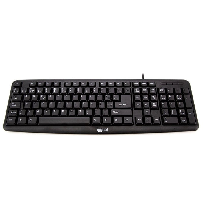 EAN 8435364316818 - iggual CK-BASIC-105T teclado Universal USB QWERTY Español Negro imagen 1