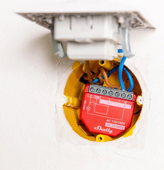 EAN 3800238070717 - Shelly 1PM Gen4 Interruptor inteligente Rojo imagen 3