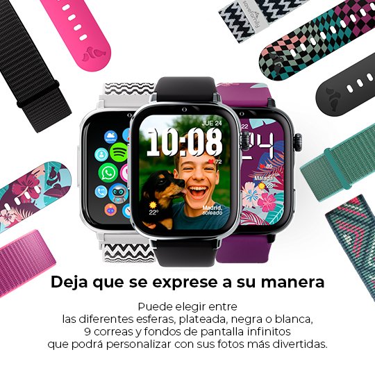EAN 8436628090093 - SaveFamily 8436628090093 Relojes inteligentes y deportivos 5,08 cm (2") AMOLED 20 mm Digital Pantalla tác imagen 8