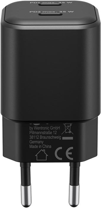 EAN 4040849753336 - Goobay 75333 cargador de dispositivo móvil Universal Negro Corriente alterna Carga rápida Interior imagen 2