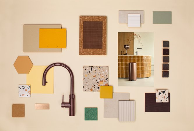 EAN 8710755238789 - Brabantia 238789 cubo de basura Alrededor Acero Bronce imagen 6