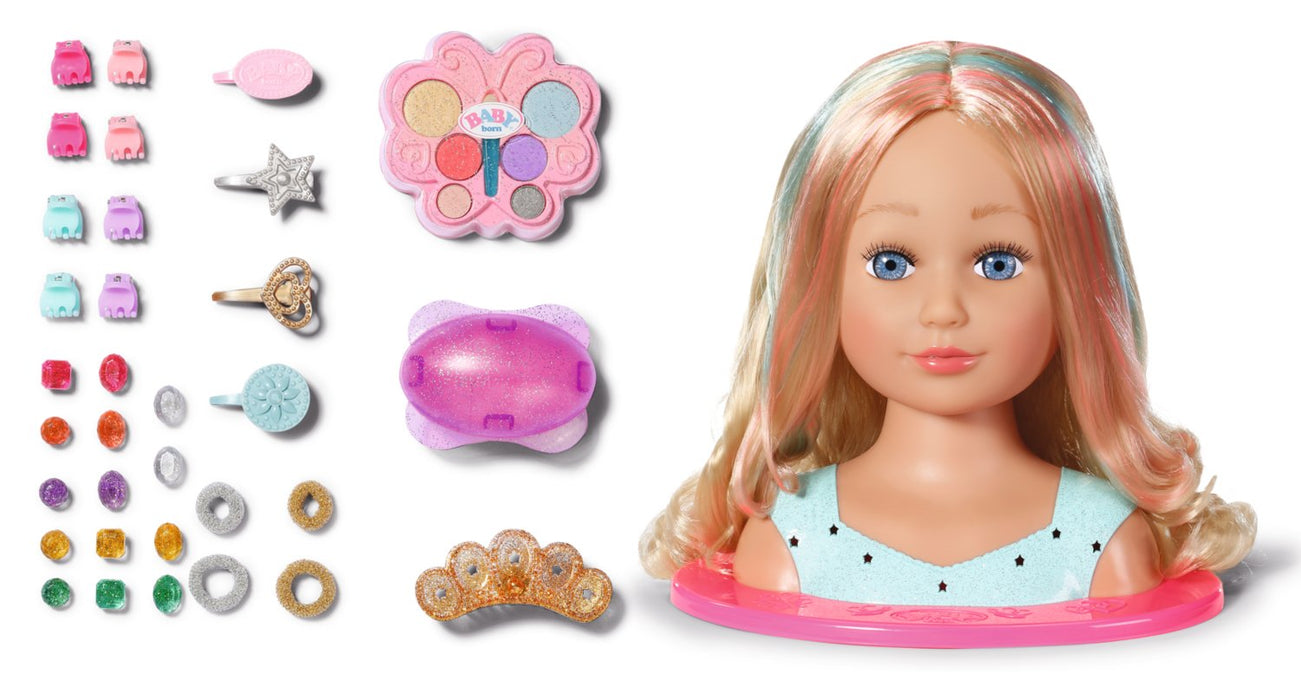 EAN 4001167835432 - BABY born Sister Styling Head Princess Doll make-up & hair styling set imagen 1