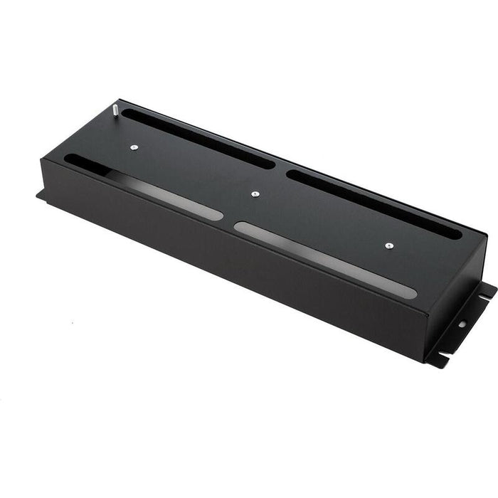 19" Panel With Din Rail For Modular Equipment Installation In The Cabinet, Black