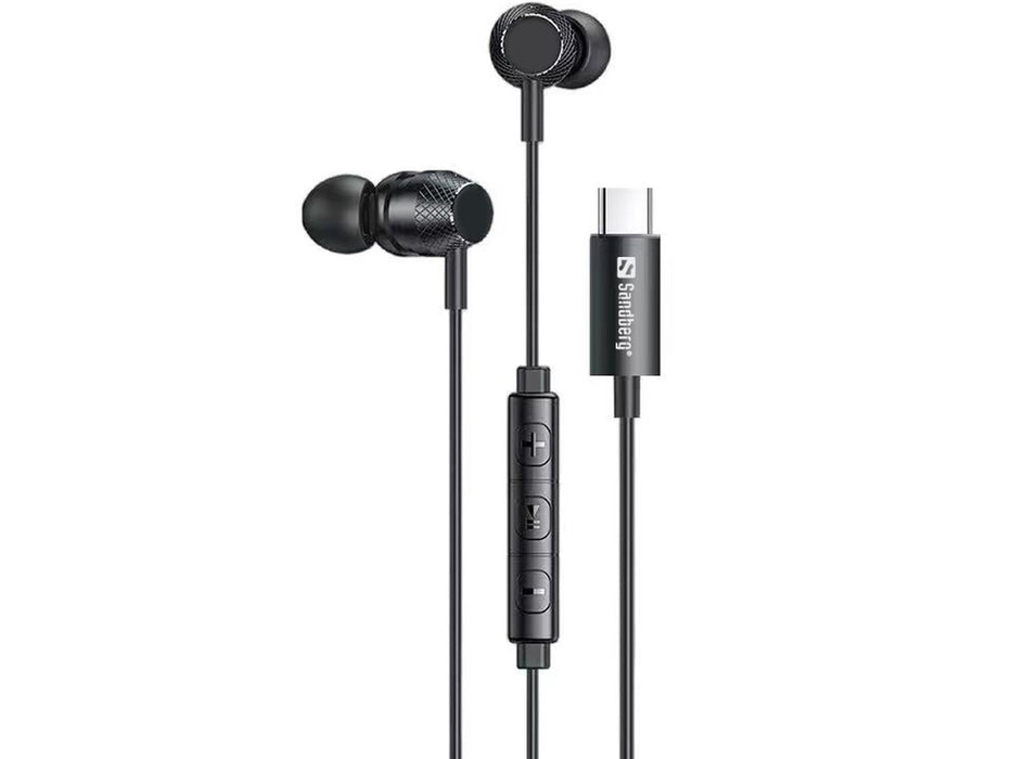 EAN 5705730126505 - Sandberg 126-50 auricular y casco Auriculares Alámbrico Dentro de oído Llamadas/Música USB Tipo C Negro imagen 3