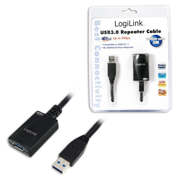 EAN 4052792007114 - LogiLink 5.0m USB 3.0 M/F cable USB USB 3.2 Gen 1 (3.1 Gen 1) 5 m USB A Negro imagen 2