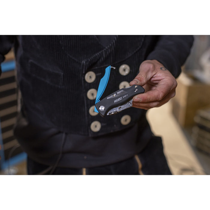 EAN 4000896147236 - HAZET 2157-1 navaja de bolsillo Negro, Azul imagen 21