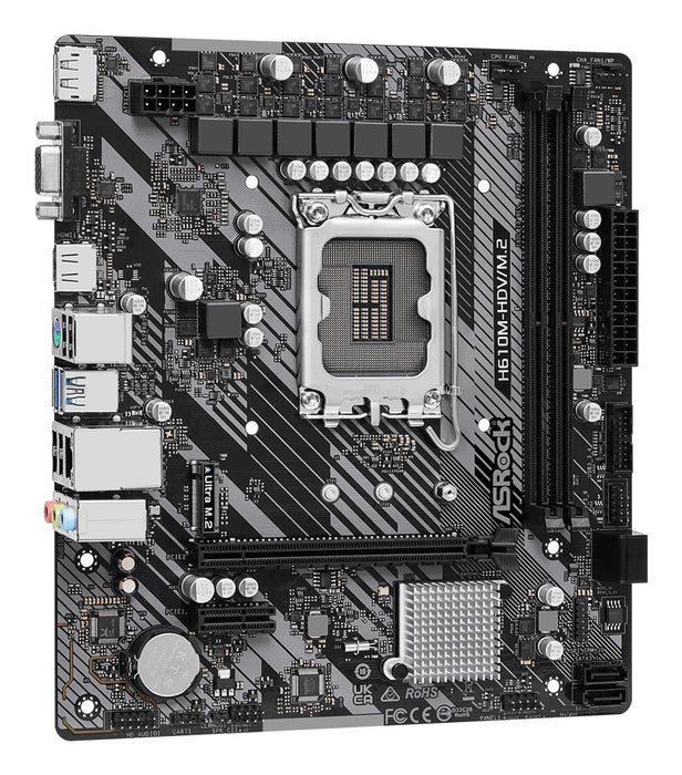 EAN 4710483939860 - Asrock H610M-HDV/M.2 R2.0 Intel H610 LGA 1700 micro ATX imagen 4