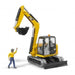 EAN 4001702024666 - BRUDER Cat Mini Excavator with worker imagen 7