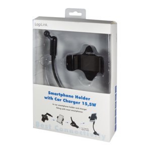 EAN 4052792050011 - LogiLink AA0082 soporte Soporte activo para teléfono móvil Ordenador portátil Negro imagen 10