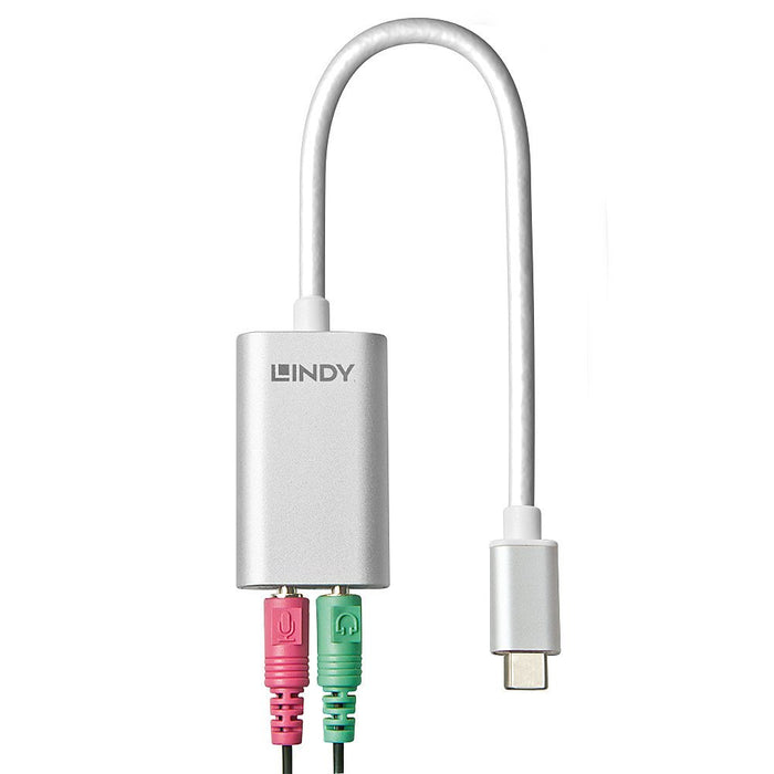 EAN 4002888427111 - Lindy 42711 cable de teléfono móvil Blanco USB C 3,5mm imagen 2