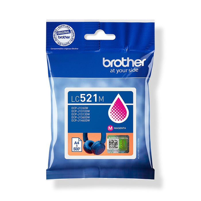 EAN 4977766839235 - Brother LC521M cartucho de tinta 1 pieza(s) Original Magenta imagen 1
