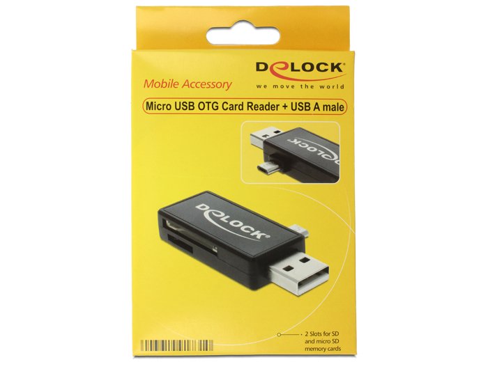 EAN 4043619917310 - DeLOCK 91731 lector de tarjeta USB 2.0 Negro imagen 2
