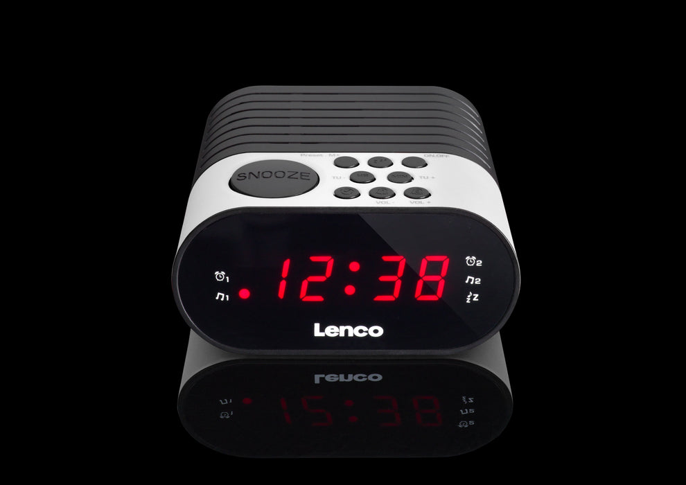 EAN 8711902034049 - Lenco CR-07 Reloj Negro, Blanco imagen 2