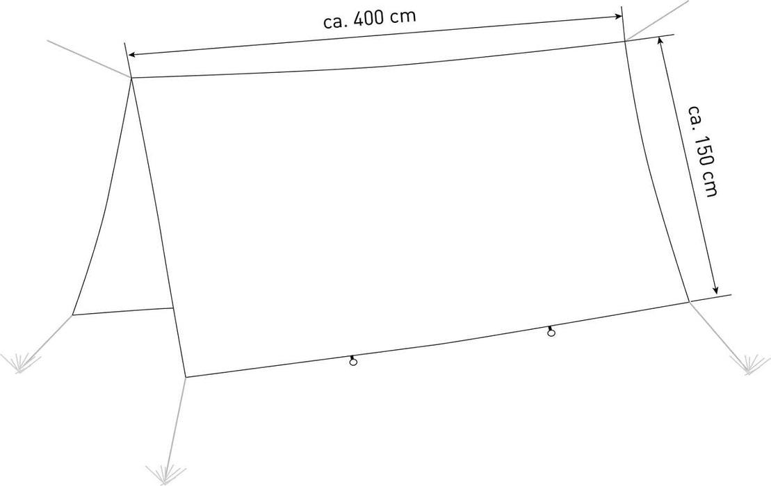 EAN 4030454006712 - AMAZONAS Traveller Tarp XXL Raincover Verde Poliéster imagen 4