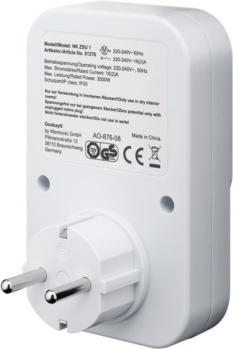 EAN 4040849555381 - Goobay 55538 contador eléctrico Blanco imagen 5