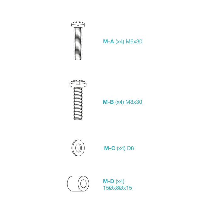 EAN 8433281017078 - TooQ LP1082F-B soporte para TV 2,03 m (80") imagen 7
