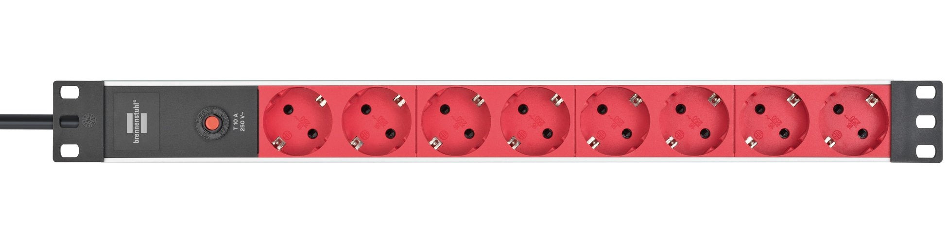 EAN 4007123662708 - Brennenstuhl 1390007118 base múltiple 2 m 8 salidas AC Interior Negro, Rojo imagen 2