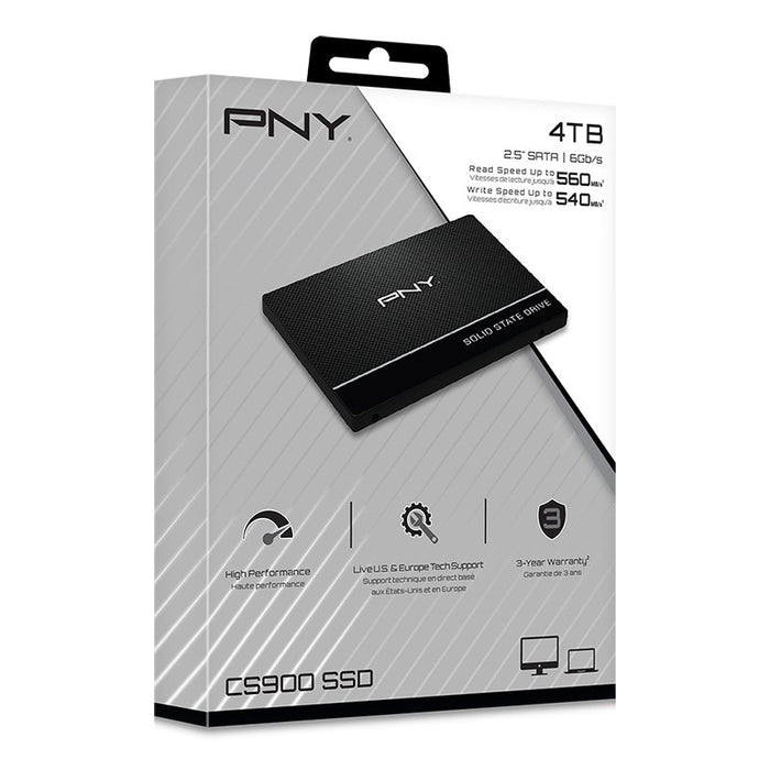 EAN 0751492640297 - PNY SSD7CS900-4TB-RB unidad de estado sólido 2.5" Serial ATA III imagen 4