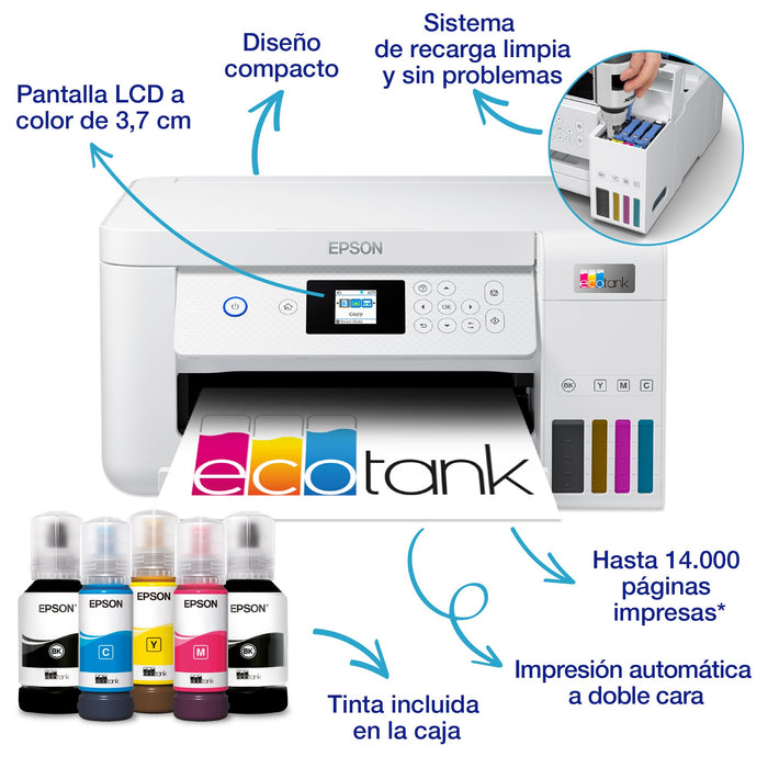 EAN 8715946686387 - Epson EcoTank ET-2856 Inyección de tinta 5760 x 1440 DPI 33 ppm Wifi imagen 33