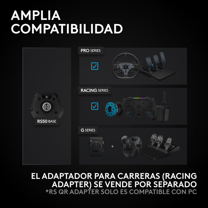 EAN 5099206128033 - Logitech G RS50 System Negro USB 2.0 Analógico PC, PlayStation 4, PlayStation 5 imagen 6