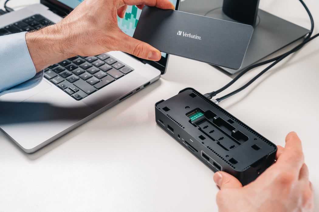 EAN 0023942321736 - Verbatim CDS-15S Alámbrico USB 3.2 Gen 1 (3.1 Gen 1) Type-C Negro, Gris imagen 10