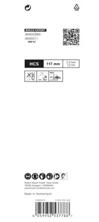 EAN 4059952537801 - Bosch T 308 BO Hoja de sierra de vaivén Acero de alto carbono (HCS) 25 pieza(s) imagen 7