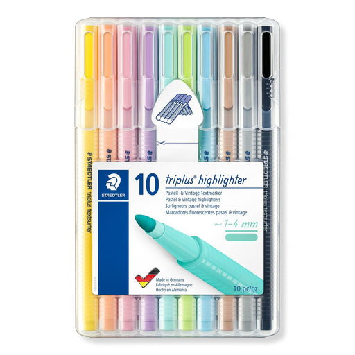 EAN 4007817188545 - Staedtler 362 C marcador 10 pieza(s) Punta redonda Negro, Marrón, Azul claro, Gris claro, Cal, Menta, Mel imagen 2
