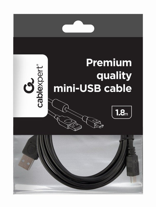 EAN 8716309052108 - Gembird 1.8m USB 2.0 A/mini-USB cable USB 1,8 m USB A Mini-USB B Negro imagen 2