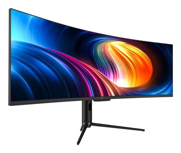 EAN 662919122428 - V7 L490DQ-HAS-E pantalla para PC 124,5 cm (49") 5120 x 1440 Pixeles Dual QHD LED Negro imagen 4