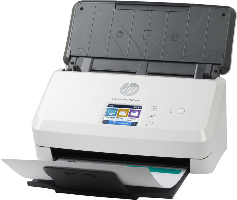 EAN 0193905252640 - HP Scanjet Pro N4000 snw1 Sheet-feed Scanner Escáner alimentado con hojas 600 x 600 DPI A4 Negro, Blanco imagen 2