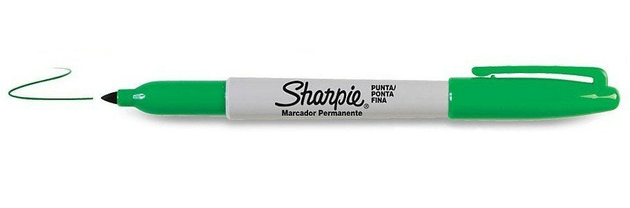 EAN 3501170810965 - Sharpie Fine Point marcador permanente Punta fina Verde 12 pieza(s) imagen 1