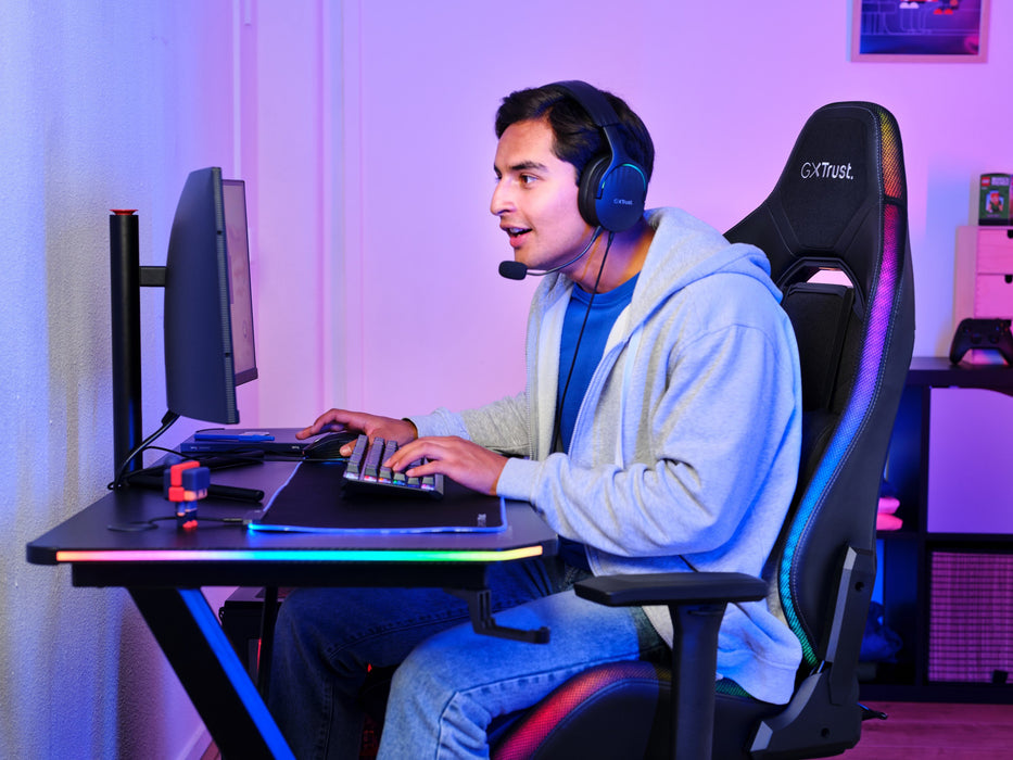 EAN 8713439251852 - Trust GXT 719 Ruya Silla para videojuegos de PC Asiento acolchado Negro imagen 8