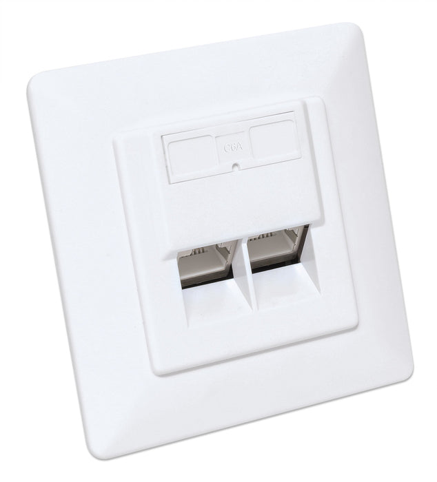 EAN 0766623771917 - Intellinet 771917 toma de corriente 2 x RJ-45 Blanco imagen 2