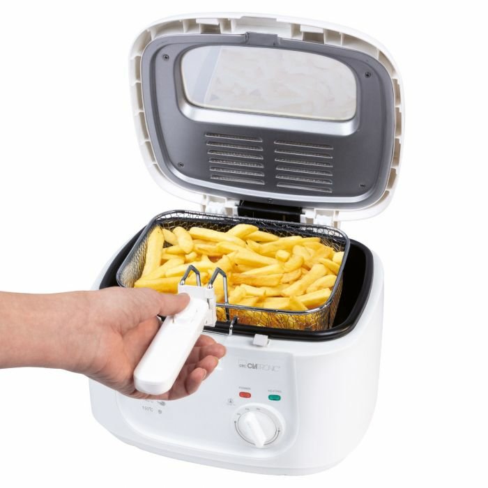 EAN 4006160639636 - Clatronic FR 3771 Sencillo 2,5 L 1800 W Freidora Blanco imagen 4