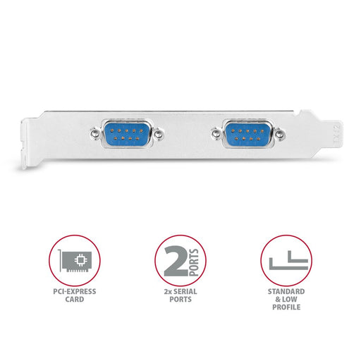 EAN 8595247905406 - Axagon PCEA-S2N tarjeta y adaptador de interfaz Interno RS-232 imagen 2