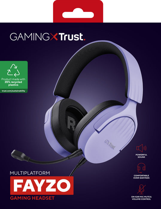 EAN 8713439253016 - Trust GXT 489P FAYZO Auriculares Alámbrico Diadema Juego Negro, Púrpura imagen 15