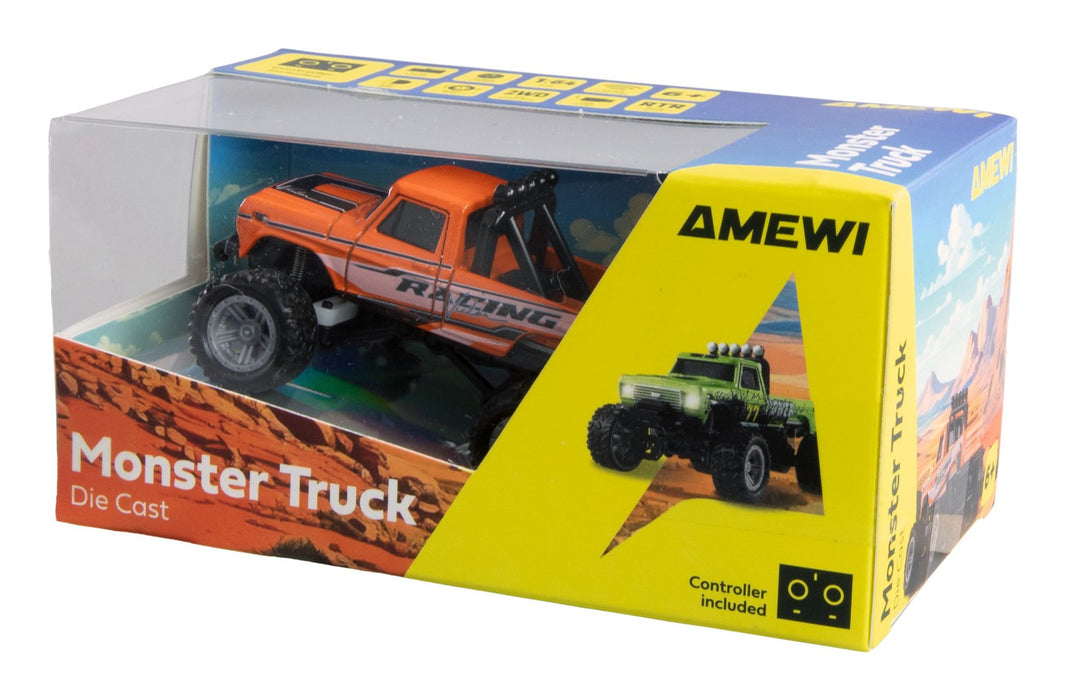 EAN 4262500341175 - Amewi 22705 modelo controlado por radio Monster truck Motor eléctrico 1:64 imagen 2
