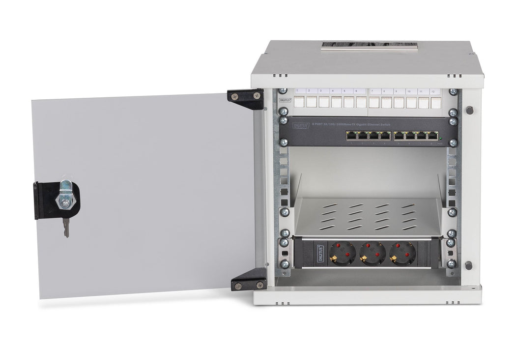 EAN 4016032499404 - Digitus DN-49100-SET armario rack Bastidor de pared Gris imagen 2