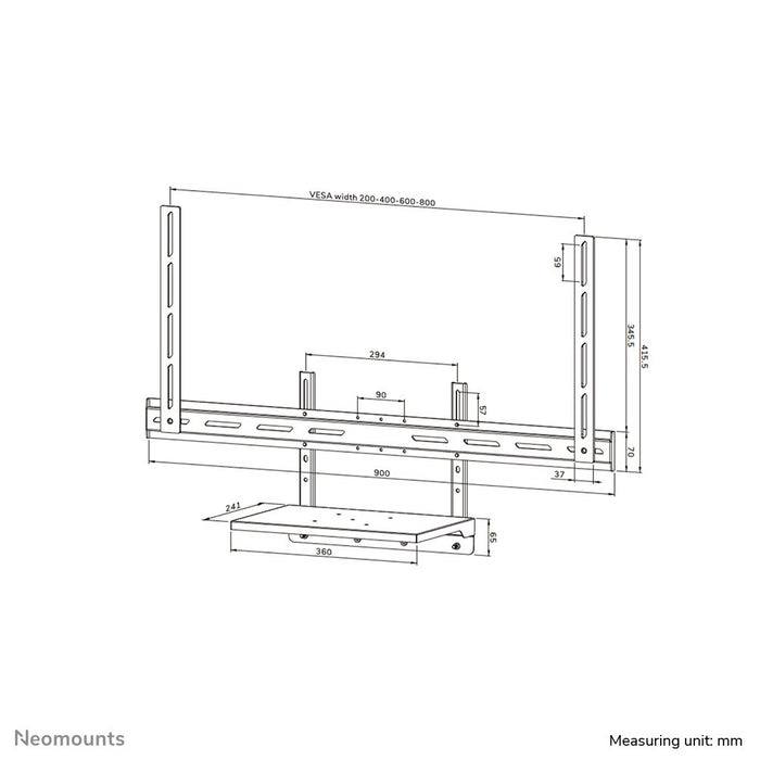 EAN 8717371449384 - Neomounts AV45-500BL accesorio para soporte de televisor imagen 20