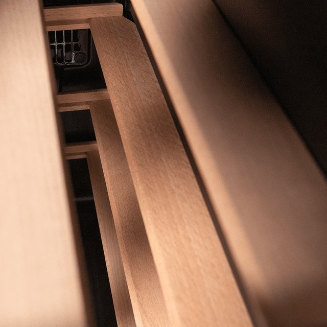 EAN 8435484027168 - Cecotec 02716 enfriador de vino Nevera de vino Independiente Negro, Plata, Transparente 34 botella(s) imagen 5