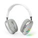 EAN 8716309123112 - Gembird BHP-LED-02-W auricular y casco Auriculares Inalámbrico Diadema Llamadas/Música Bluetooth Blanco imagen 1