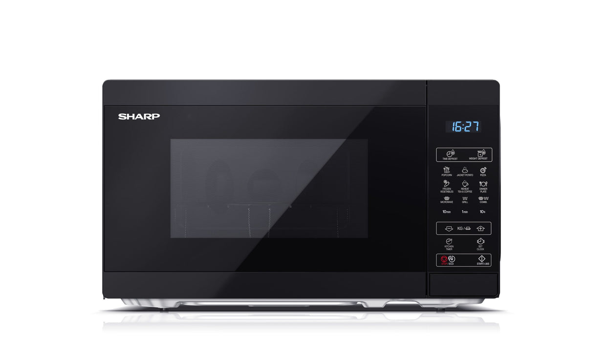 EAN 4974019142326 - Sharp YC-MG02E-B microondas Negro Microondas con grill Encimera 20 L 800 W imagen 1