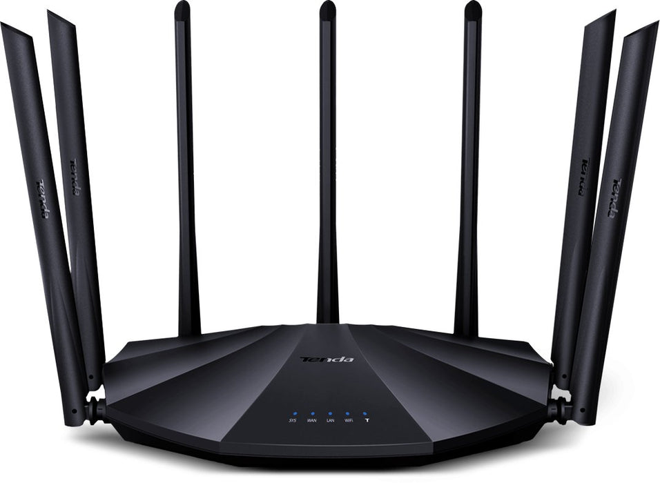 EAN 6932849428438 - Tenda AC23 router inalámbrico Gigabit Ethernet Doble banda (2,4 GHz / 5 GHz) Negro imagen 1