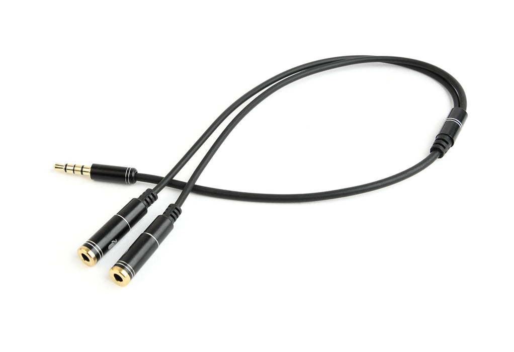 EAN 8716309100519 - Gembird !Adapter audio microphon 3.5mm mini Jack/4PIN/0. cable de audio 0,2 m 2 x 3.5mm 3,5mm Negro imagen 3
