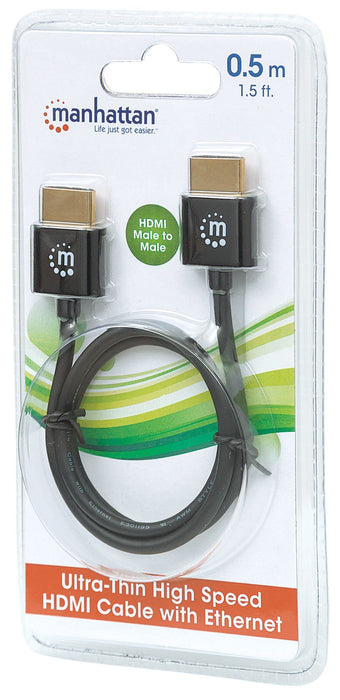 EAN 0766623394406 - Manhattan 394406 cable HDMI 0,5 m HDMI tipo A (Estándar) Negro imagen 5