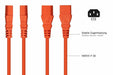 EAN 4066857002310 - Kabelmeister SK0130-O100 cable de transmisión Naranja 10 m Enchufe tipo E+F C13 acoplador imagen 4