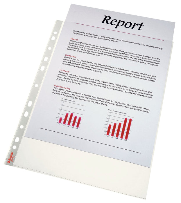 EAN 4001536237522 - Esselte 4848 protector de hojas 210 x 297 mm (A4) Polipropileno (PP) imagen 1