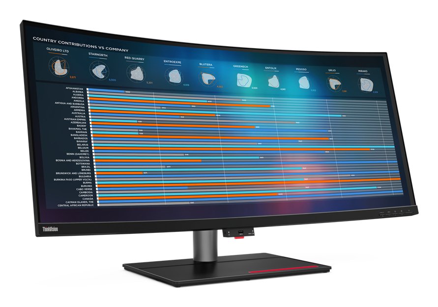 EAN 195713047593 - Lenovo ThinkVision P40w-20 LED display 100,8 cm (39.7") 5120 x 2160 Pixeles 5K Ultra HD Negro imagen 1