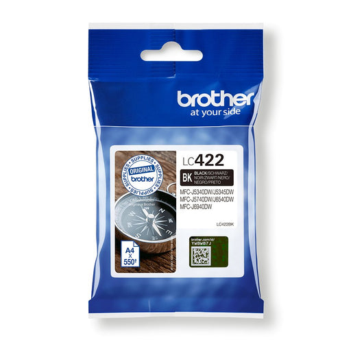 EAN 4977766815543 - Brother LC422BK cartucho de tinta 1 pieza(s) Original Negro imagen 1